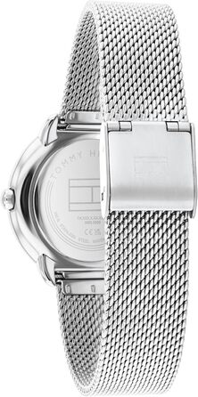 Годинник Tommy Hilfiger для жінок з кварцовим механізмом та сталевим браслетом Mesh - Рожево-срібний або срібний