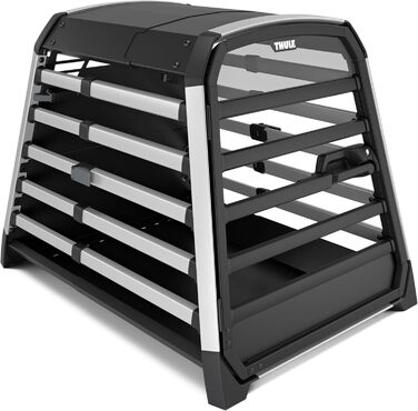 Трейлер для собак Thule Allax XL (Чорний/Алюміній) - переносна переносна клітка для собак в автомобіль