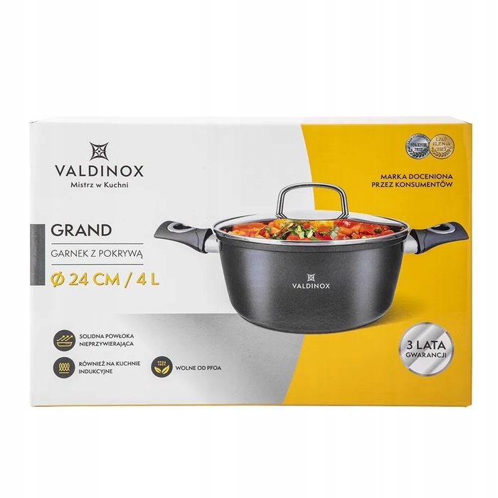 Каструля традиційна Valdinox Grand, 4 л