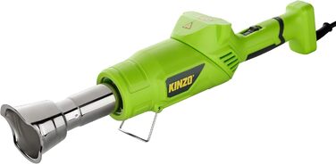 KINZO Premium 3-in-1 Weed Burner | Torch | Grill Lighter | GAS-FREE | electrically powered | 2000W | Temperature selectable 80°C or 650°C