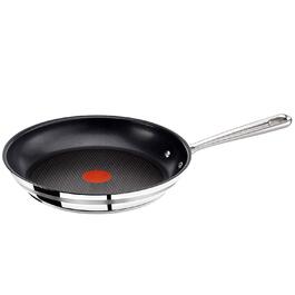 Сковорода Tefal Jamie Oliver E85606 28 см з індукційним дном та термоспортом. Антипригарна нержавіюча сталь