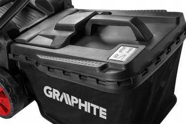 Електрична газонокосарка GRAPHITE 1500 Вт з регулюванням височки та травозбірником 35 л