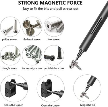 Електрична викрутка YONGYAO 57в1 з магнітом, 2 передачі, для ремонту телефонів, ноутбуків, окулярів, годинників, іграшок