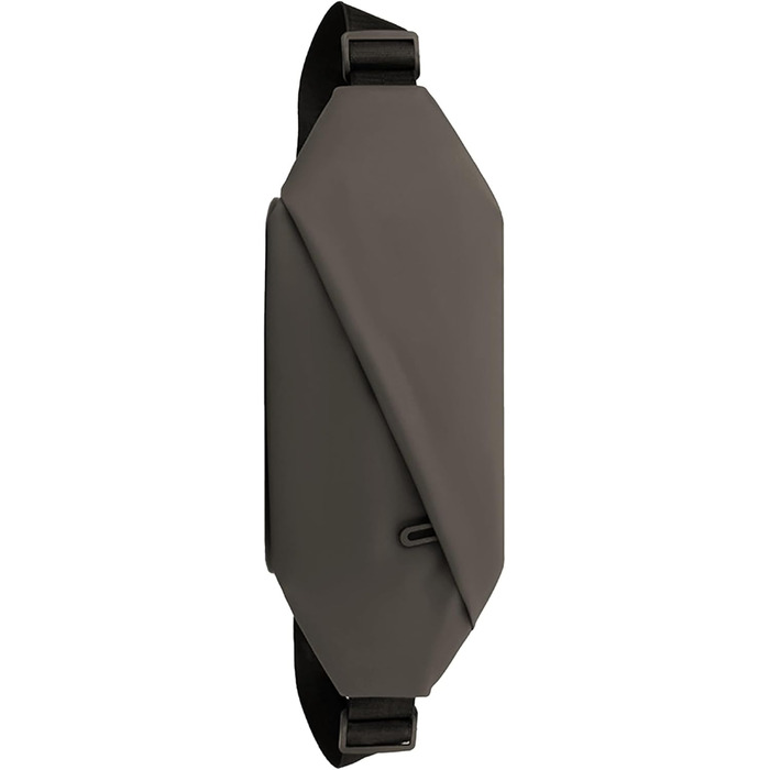 Поясна сумка через плече для чоловіків та жінок, велика, з PU шкіри, водонепроникна, для спорту, подорожей, бігу, піших прогулянок, захист від крадіжки, стильна, темно-зелена (золотий, коричневий)