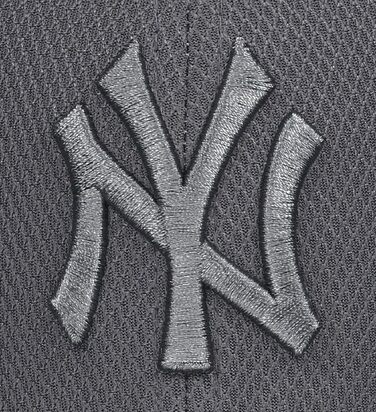 Кепка New Era 39thirty MLB Нью-Йорк Янкиз/Лос-Анджелес Доджерс, сірий/червоний, XS-S