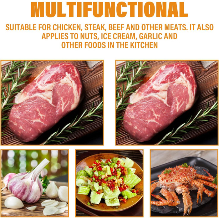 Нізіріо Fleischklopfer: М'ясорубка з нержавіючої сталі, подвійний молоток для шніцелів, безпечна для миття в посудомийній машині