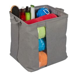 Relaxdays Storage Basket with Clear Window