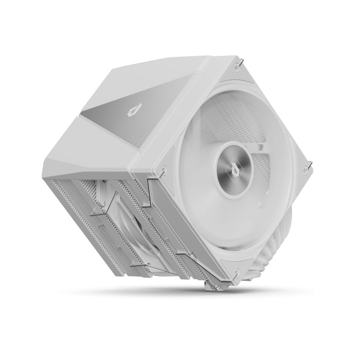 upHere UE2 Elite KC8C CPU кулер ARGB 120mm, Dual-Tower з 8 теплових трубок, TDP 280W, для процесорів AM5/AM4/AM3 Intel 1851/1700/115x/1200, тихий кулер для ПК (UE2 Elite T8-White)