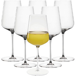 Spiegelau & Nachtmann, 6-piece Wine Glass Set, Universal Glasses, Crystal Glass, 550 ml, Definition, 1350101