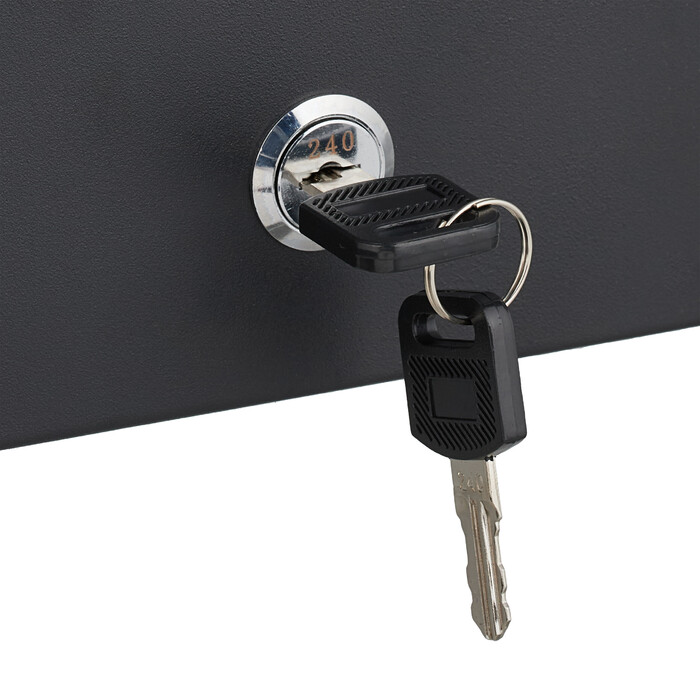 Relaxdays Black Wall-Mounted Cup Holder