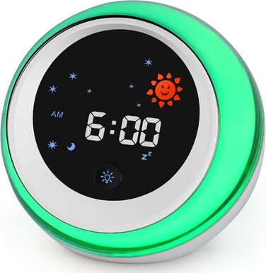 TIMEFUN Sleep Trainer for Kids, Kids Alarm Clock with Night Light Timer for Preschoolers Girls Boys