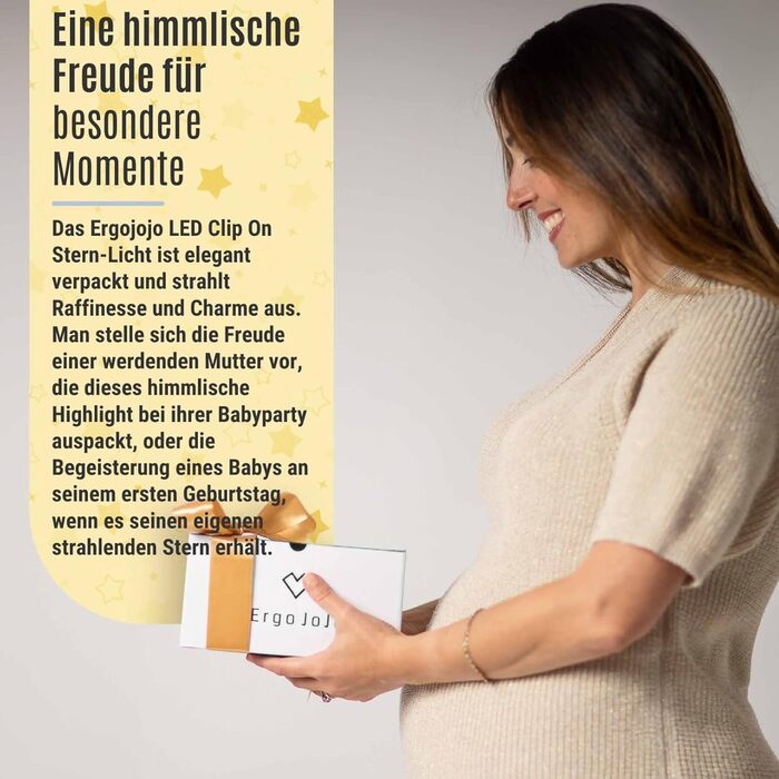 LED Clip-On Star Light, a Unique Baby Lamp - Ideal Breastfeeding Night Light for Next to Me Cribs, Bedside Lamps, Bedroom Accessories, Reading Light & Desk Lamp