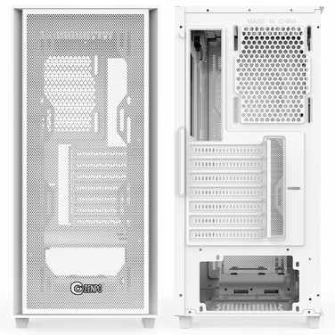 Корпус ZENPC Z1 Mesh TG Midi Tower, білий