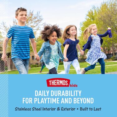 Термос Thermos Funtainer 340 мл, фіолетовий/блакитно-зелений, 12 oz