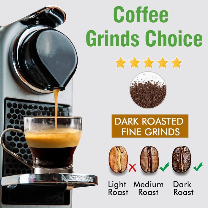 Багаторазові капсули Capmesso з нержавіючої сталі для кавомашин Nespresso OriginalLine, 6 шт. + 100 кришок + дерев'яна підставка