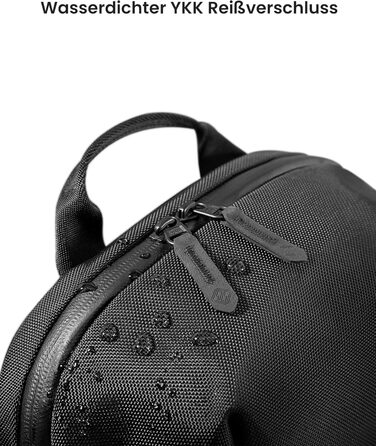tomtoc Чоловіча сумка через плече Sling Bag для MacBook Air/Pro 13-14 дюймів, чорна, водонепроникна