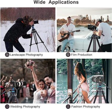 Штатив відео SIRUI SH-15: Алюмінієвий штатив для відеозйомки з поворотним кріпленням 360°, 155 см, навантаження до 10 кг. Підходить для DSLR, відеокамер та камер.