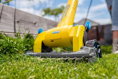 Насадка Gloria FineCut для тримера MultiBrush, для газонів і країв, ширина зрізу 36 см, жовта, аксесуар для газонокосарки та роботів