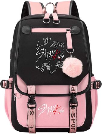 Шкільний рюкзак для дівчаток та хлопчиків-підлітків Kpop з відділенням для ноутбука 15.6