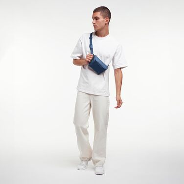 GOT BAG Поясна сумка Hip Bag 2.0 з переробленого пластику Ocean Impact | Водовідштовхуюча поясна сумка | Стильна сумка через плече з регульованим ремінцем, Ocean Blue