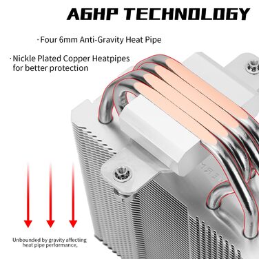 Thermalright Assassin X 120 SE - Кулер для CPU з 4 Heatpipes, тихий вентилятор TL-C12C PWM, сумісний з AM4/AM5/Intel LGA1150/1151/1200/1700/1851