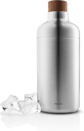 Eva Solo | Liquid Lounge Cocktail Shaker | Ensures quick cooling of your drink | Danish design and functionality | Brushed stainless steel