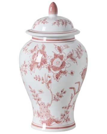 Ваза Beliani з порцеляни, 18 x 38 см