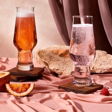 Набір склянок KROSNO Craft Bier Splendour | 6 шт., 400 мл | Для пива, вечірок, посудомийна машина