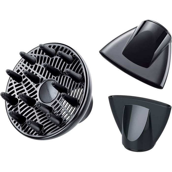 Фен Remington Haartrockner Profi Ionen Pro-Air AC5999: потужний, з іонізацією, 2300W, 130 км/год, AC мотор, холодний обдув, 3 режими нагріву, 2 режими обдування, насадки