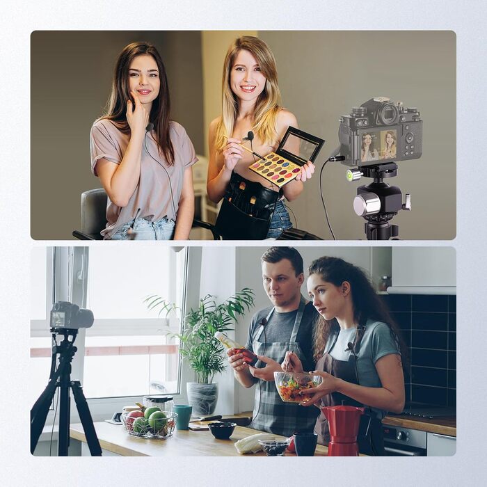 NEEWER Мініатюрний USB-C Лавалер Мікрофон 2 шт. для iPhone 16 15 Pro Max, Android, планшетів, ПК - omnidirektionales Kondensator Mikrofon з кабелем 2м