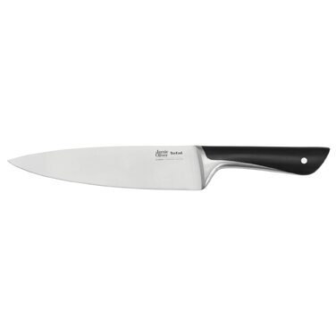 Кухонний ніж для шеф-кухаря Tefal Jamie Oliver 20 см, нержавіюча сталь, чорний, K2670155