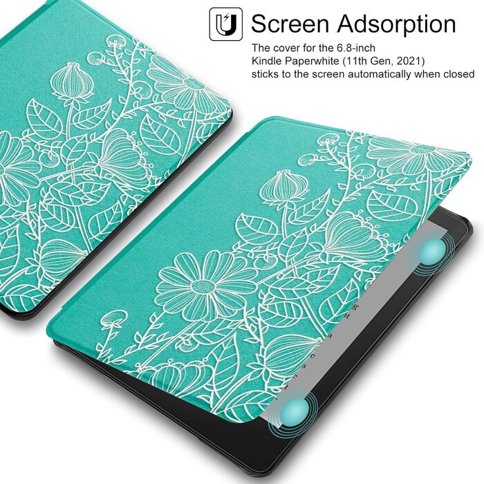 Чохол для Kindle Paperwhite 11 (M2L3EK/M2L4EK) з авто-вимкненням, Mandala, Kunstleder