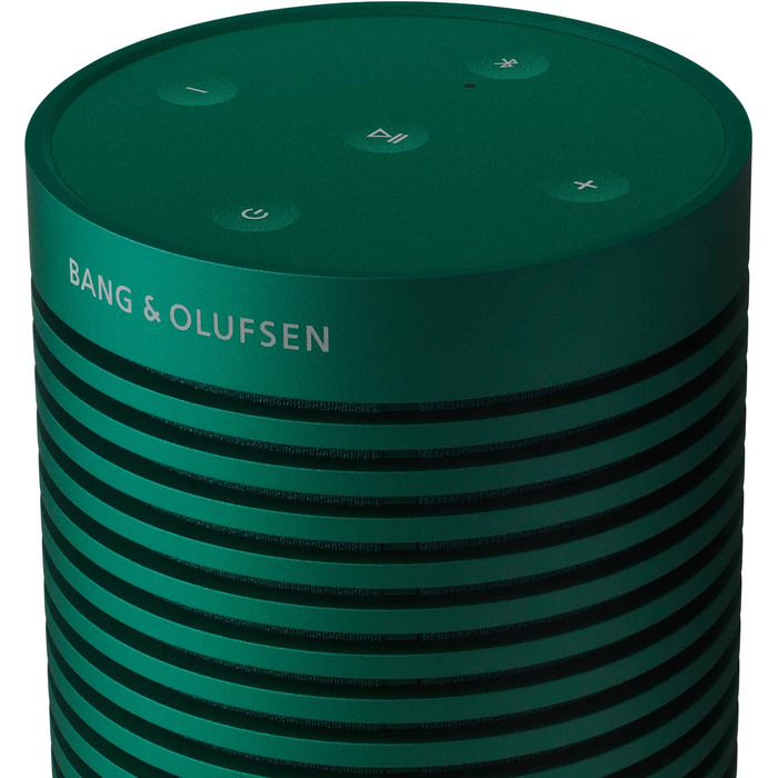 Bang & Olufsen Beosound Explore: Портативна Bluetooth колонка, водонепроникна IP67, зелений колір. Для подорожей, кемпінгу та дому. До 27 годин звучання, 360° звук