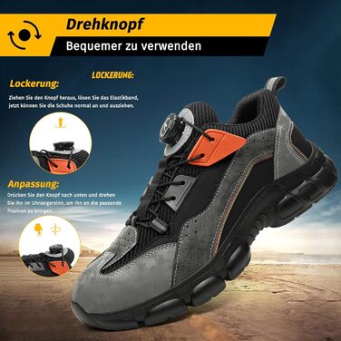 Черевики робочі чоловічі S3 Explorer 3.0. Легкі спортивні черевики, антипрокольні та антиударні. Модель F683, чорний (36 EU)