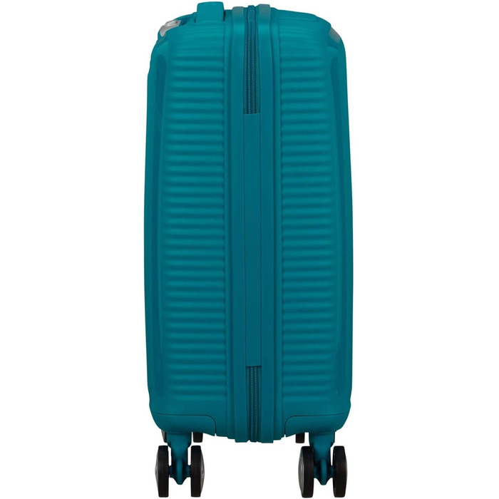 Чемодан American Tourister Hartschalenkoffer 77 см, великий, на 4 колесах, з TSA-замком, розширюваний, легкий, 97/110 л, чорний (Bass Black).