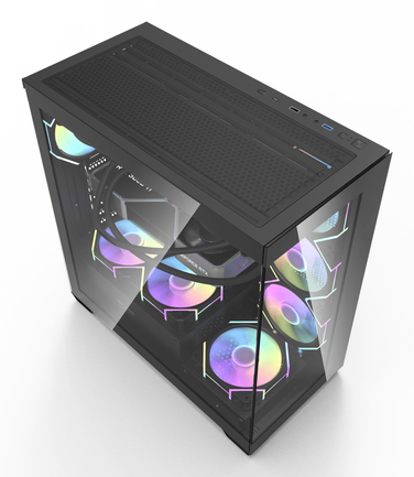 Корпус DarkFlash DS900 Black Midi Tower, чорний
