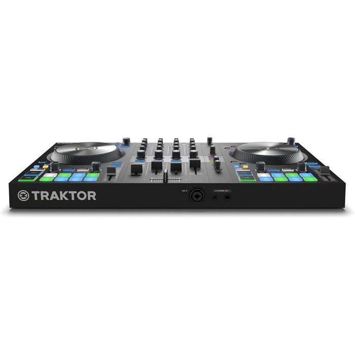 DJ контролер Native Instruments Traktor Kontrol S3 4-канальний з 16 педами та інтегрованою звуковою картою, Traktor Pro 4