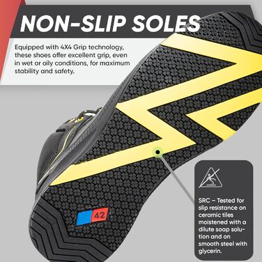 Робочі черевики BWOLF Phoenix S3S для чоловіків: шкіра нубук, водонепроникні, антиковзаючі, чорні, 38 EU