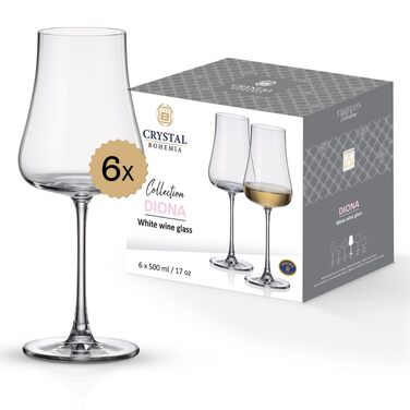 Набір коктейльних склянок Crystal Bohemia (6 шт), 300 мл, стійкі до миття в посудомийній машині, міцні - Склянка з кришталю, ідеальні для коктейлів та особливих випадків