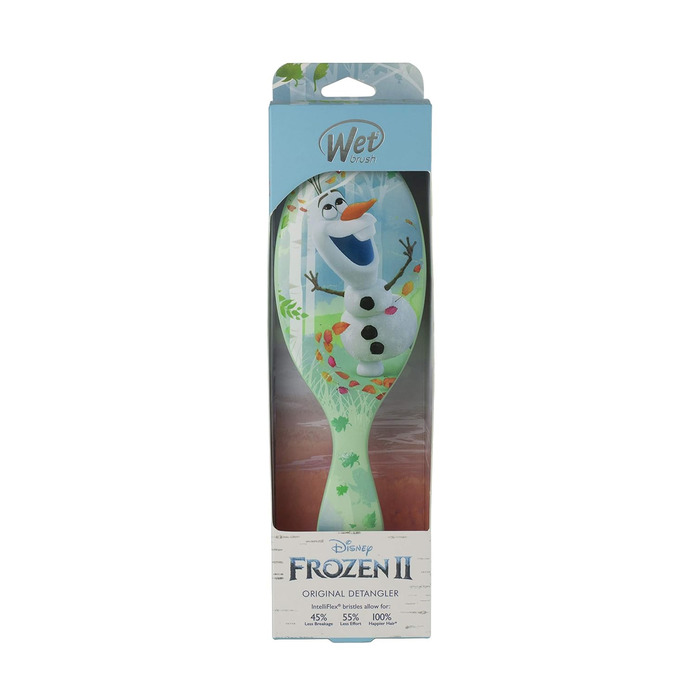 Щітка для волосся WetBrush Original Detangler з технологією Intelliflex Disney Frozen Olaf, зелена