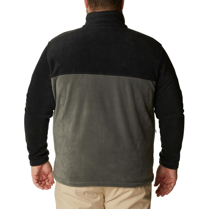 Чоловіча флісова куртка Columbia Steens Mountain Full Zip 2.0 на блискавці, чорна/сіра, розмір M