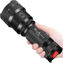 LED ліхтар надпотужний 3300 люмен, ручний, з регулюванням фокусу для кемпінгу, туризму та активного відпочинку