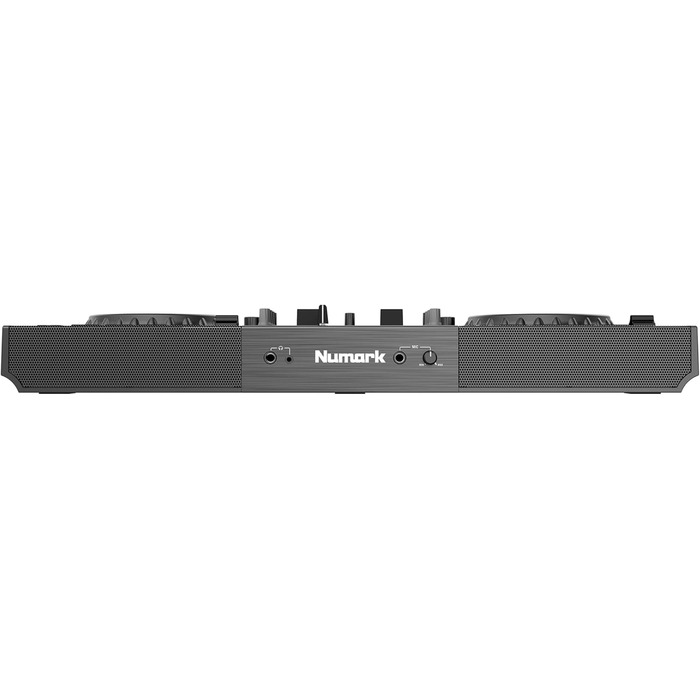 Numark Mixstream Pro Go: Портативний DJ-контролер з акумулятором, мікшер з розділенням STEM, динамік, Wi-Fi, сенсорний екран, сумісний з Serato DJ