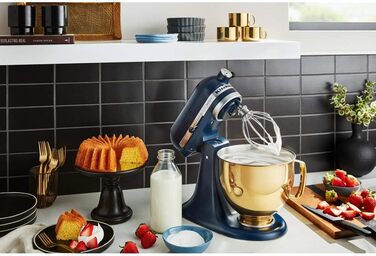 Кухонний комбайн KitchenAid Artisan - 4.8 л, блакитний, з 5 насадками