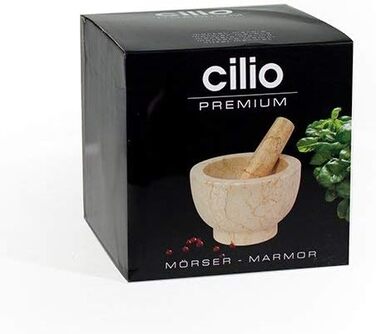 Ступка з мармуру з товкачем Cilio 422016