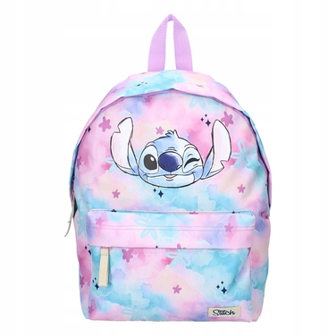 Шкільний рюкзак одниномірний Lilo & Stitch Vadobag, синьо-рожевий, 12 л
