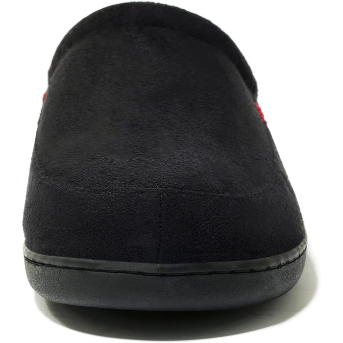 Чоловічі халапи NewDenBer з піною Memory Foam, теплі, зручні, м'які, з плюшевою підкладкою, зимові тапочки з неслизькою гумовою підошвою (41/42 EU, 3 Чорний/Червоний в клітинку)