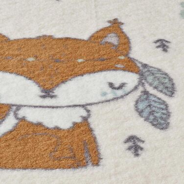 Taracarpet Rug for Children's Room, Kids' Rug and Teen Room Rug, Soft, Cozy, and Soft in Various Designs, Squirrel Brown, 080x150 cm