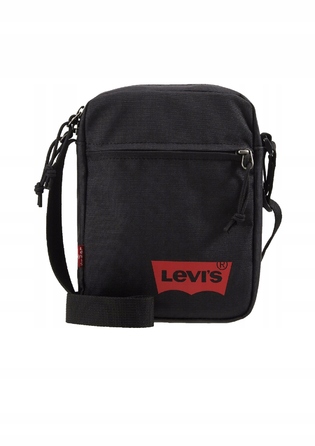 Чоловіча сумка-месенджер Levi's Mini Crossbody Solid Batwing, чорна