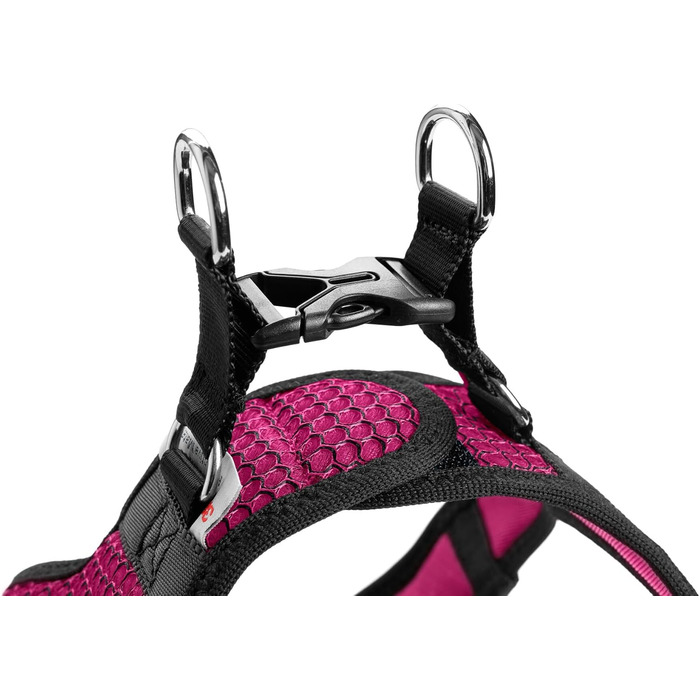 Нашийник для собак HUNTER HILO COMFORT, блакитний, розмір XS-S, легкий, з сітчастого матеріалу, для собак маленьких та середніх порід, з відбиваючими елементами, сучасний дизайн